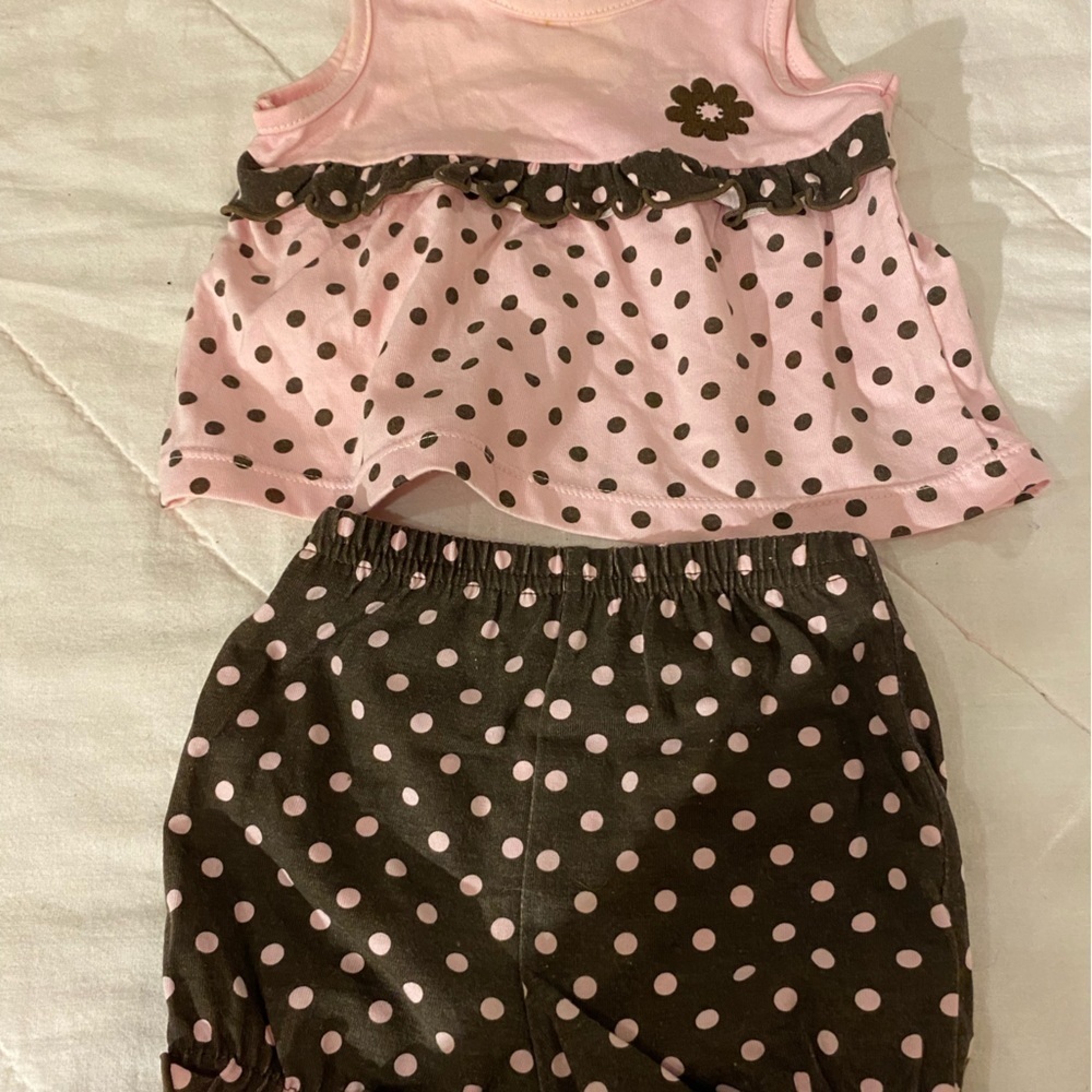 Scooters Matching Outfit Size 6/9 Months (FB)